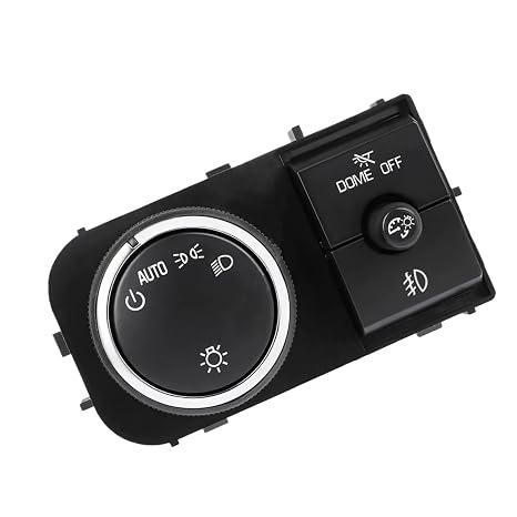 head lamp switch Compatible With Cadillac For Escalade 2009 2010 2011 2012 2013 2014 25858706 10359413 Headlight Switch Dimmer Knob Controller Parts