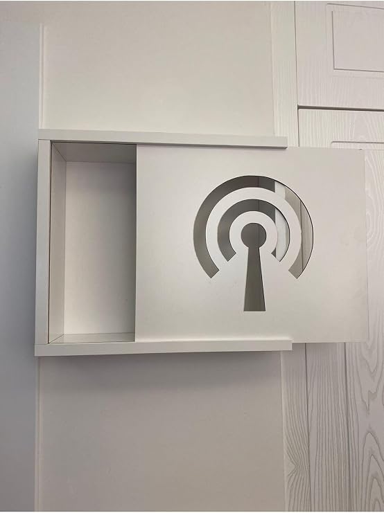 Wifi Modem Saklama Kutusu 35 X 40 Cm Beyaz