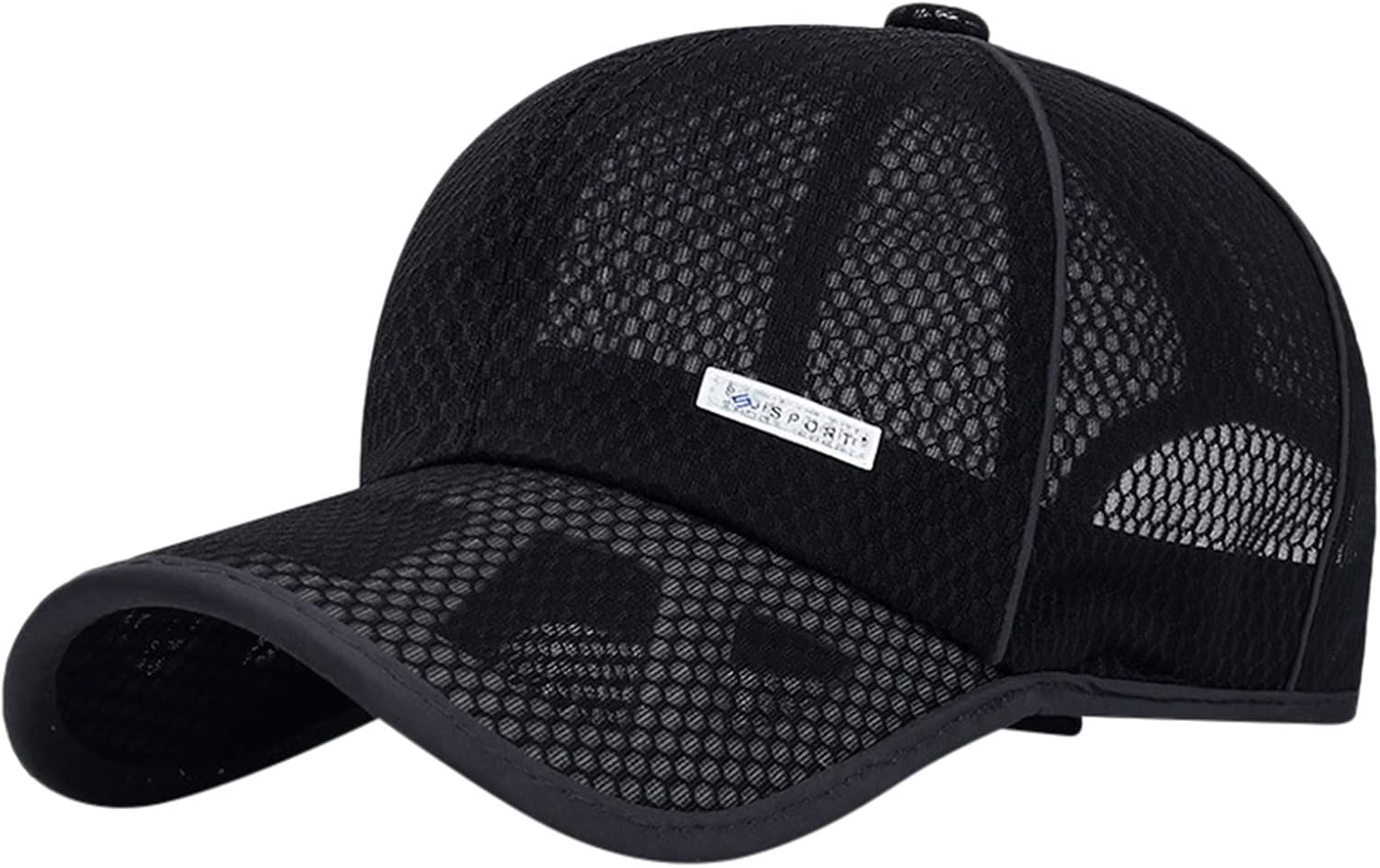 Caps for Womens Womens Back Hats for Men Women Adjustable Mesh Baseball Cap Unisex Classic Low Profile Mesh Baseball Cap Soft Black, One Size
