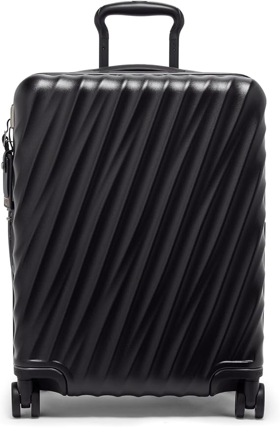 TUMI - 19 Degree Large Expandable Carry-On - 4-Wheeled Carry-On Bag - Travel Accessories - 21.8" X 15.8" X 9.0" - Matte Black