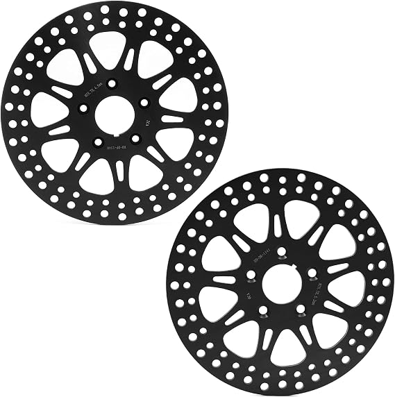 TOFR 11.5" Front Rear Brake Rotors Discs for Harley SOFTAIL FXST FXSTB FXSTC FXSTS FLST FLSTC (Steel Hub) SPORTSTER XLH XLX (Steel Hub) 1987-1999