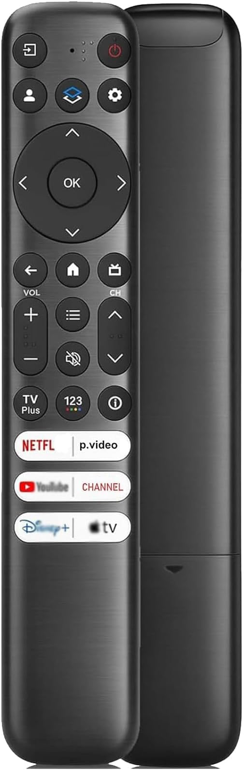 Replacement Remote for T-C-L Google TV Remote, RC813 Compatible with T-C-L QM8/QM7/S5/S4/S3/Q7/Q6/Q5 4K FHD HDR LED UHD QLED Smart TVs