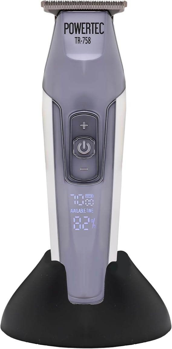 Powertec TR-758 Professional Beard Nape Shaver (0.1mm - Closest to Zero)