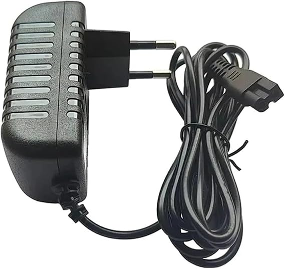 2m 4.5V 1.2A Clipper Charger,Compatible for BaByliss PRO,FX820 FX788 FX787 FX870 FXSSM FX726 FX825,Cordless Trimmer Power Cord Adapter(EU Plug)