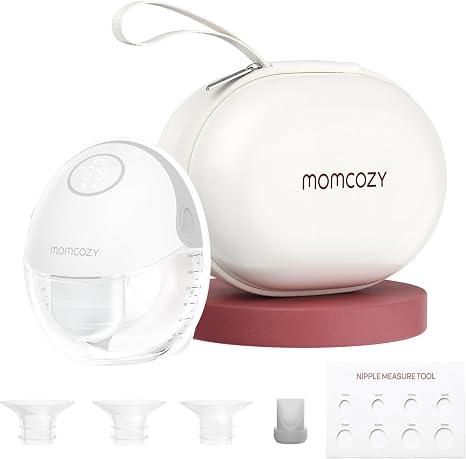 Momcozy M6 Mobile Style breast pump Electrichandsfree 1 Pack Grey