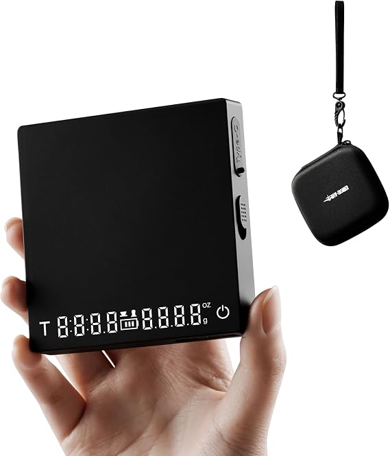 MHW-3BOMBER Coffee Bean Dosing Cup & Micro Coffee Scale