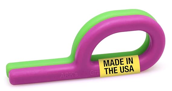 ARK Grabber Sensory Chew Tool Combo, Standard/XT, Magenta/Lime Green | Sensory Toy for Kids and Adults, Chewy Fidget for Autism, ADHD, SPD, Anxiety, Medical-Grade Oral Motor Therapy Tool