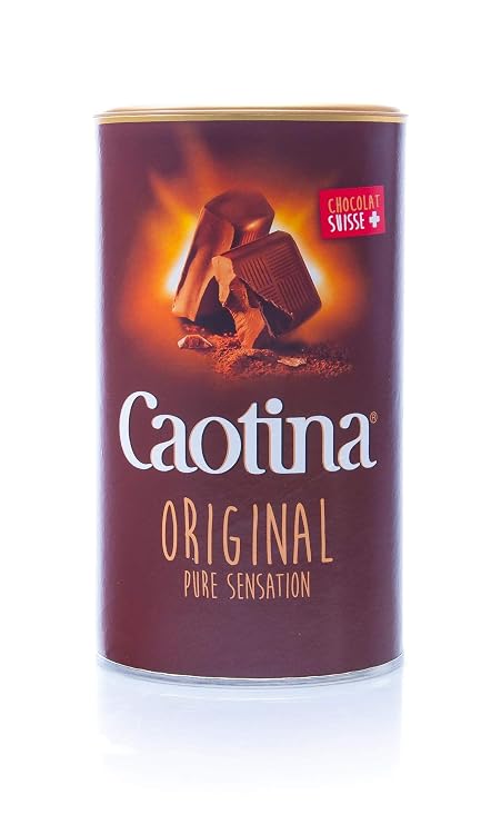 Caotina original, Cocoa Powder with Swiss Chocolate, Hot Chocolate, 3 Pack, 3 x 500g