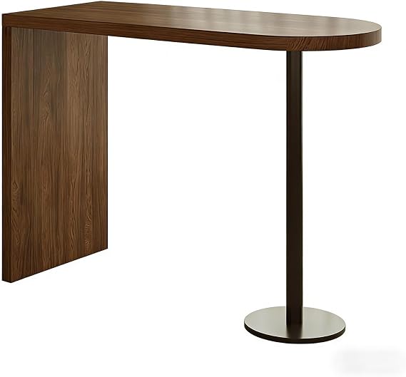 Rectangle Bar Bistro Long Counter,Solid Wood Bar Table,Narrow Long High Top Table for Small Space, Balcony Renovation, Living Room Divider & Coffee Table(160x45x105cm/63x17.7x41.3in)