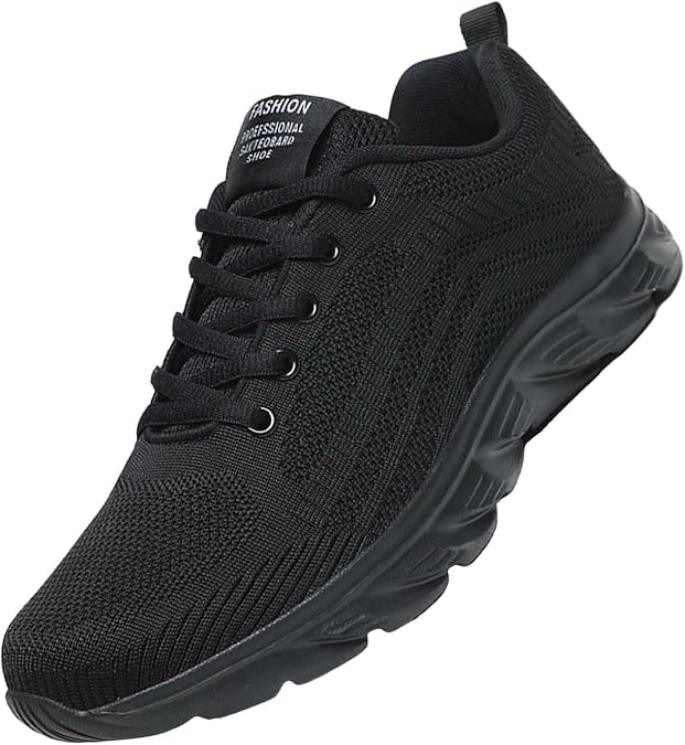 Road Running Shoes Men's Air Cushion Sports Trainers Arch Support Comfort Memory Foam Athletic Fitness Tennis Sneakers Fashion Lightweight Sports Training Shoe for Jogging