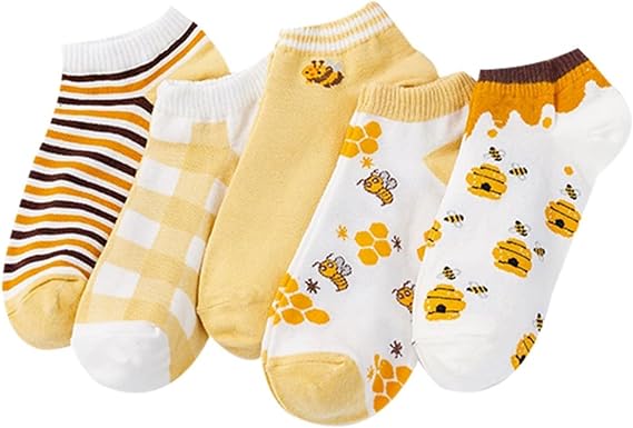 Benefeet Sox Womens Cute Ankle Socks Girls Novelty Fun Low Cut Socks Colorful Patterned Casual Cotton Short Summer Sock