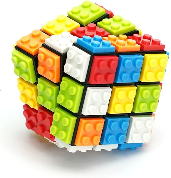 AMAZA 3x3 Speed Cube Black Magic Cube Puzzles for Kids Adult