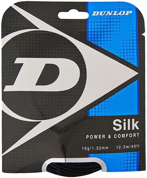 Dunlop Silk 17 Tennis String Set - Black