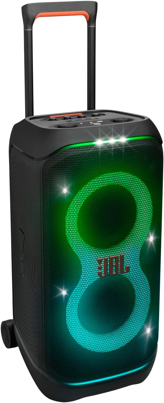 JBL PARTYBOX Stage 320 Portable Party Speaker with Wheels (Black)
