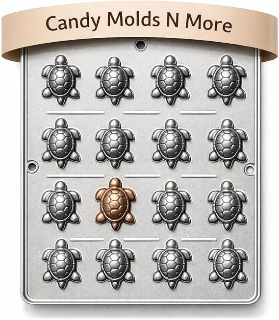 Turtle Chocolate Candy Mold with Instructions