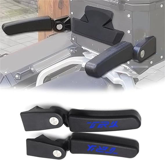 Handle part Motorcycle Passenger Rear Folding Case Box Seat Armrest Kit Accessories For Benelli TRK251 TRK 251(Blue)