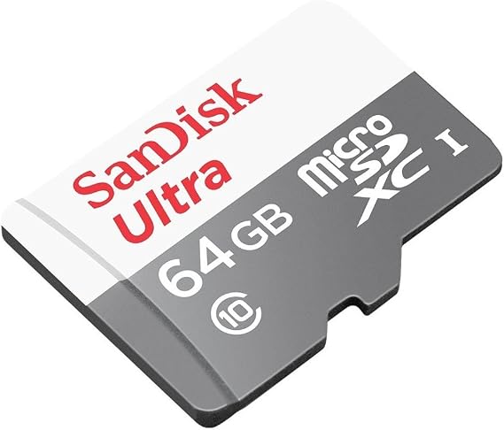 SanDisk Ultra 64 GB Micro SDHC/Micro SDXC UHS-I Card Up to 48MB/s (SDSQUNB-064G-GN3MN)