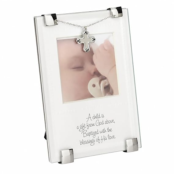 Mud Pie Gods Gift Baptism Picture Frame