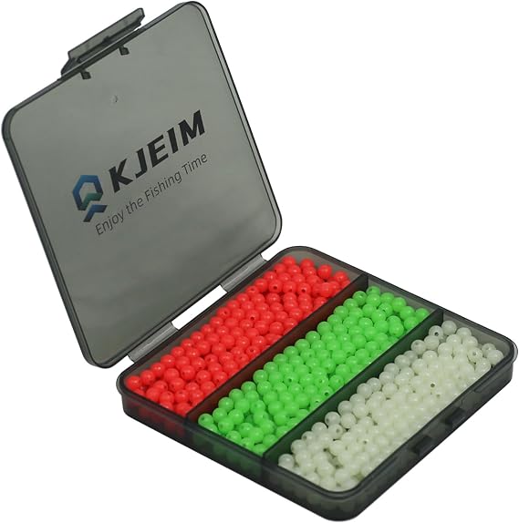 Fishing Beads 6mm 8mm 10mm Glow in The Dark Bead Round Plastic Lure Rigging Catfish Rig Freshwater Saltwater for Fishing Rigs