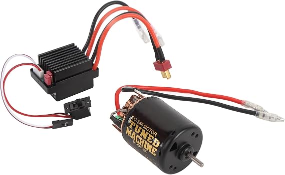 RC Brushed Motor, High Efficiency Copper Crawler Motor, Compatible with Axial SCX10 and Gen 8, Terrain 1/10 RC Cars (21T)