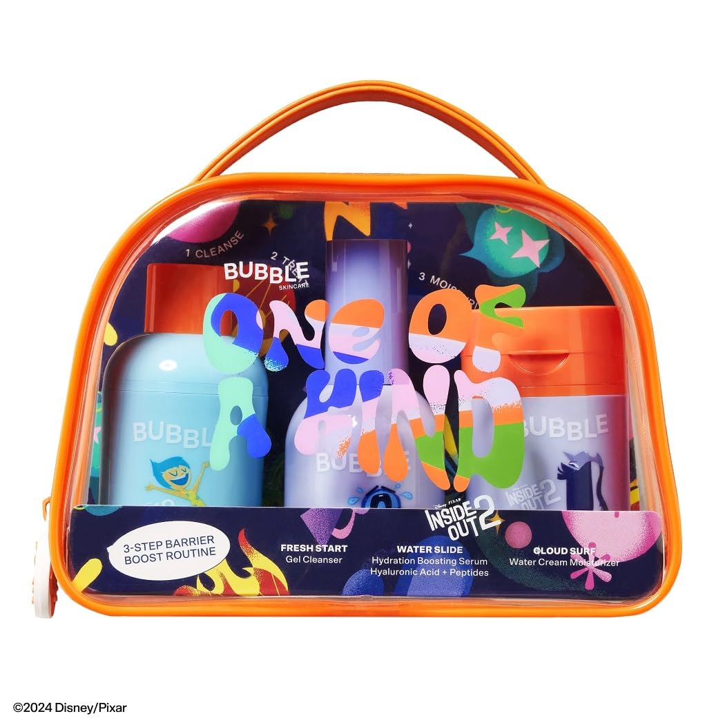 Bubble Skincare, Inside Out 2: One of a Kind 3-Step Barrier Boost Routine, For All Skin Type