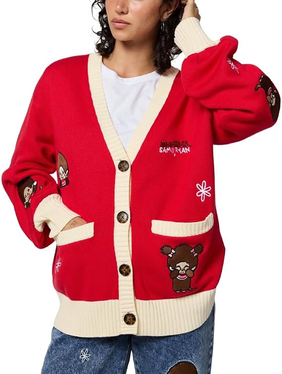 Samii Ryan レディース Monchhichi オーバーサイズカーディガン