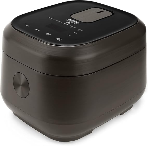 Aroma Housewares Professional 12-Cups (Cooked) / 3Qt. 360 Induction Rice Cooker & Multicooker (ARC-7606B), Black, 12 Cup