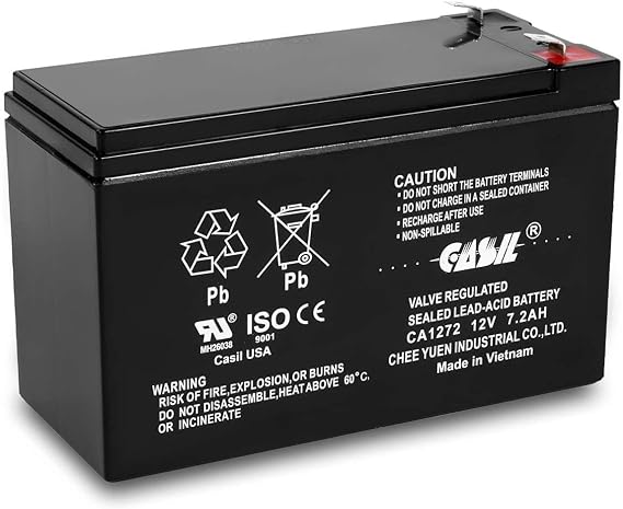 Casil Power Energy HR12-36W F2 12V 7.2Ah Replacement Battery CA1272 12v 7.2ah