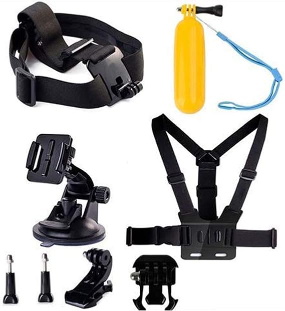 Navitech 8-in-1 Action Camera Accessories Combo Kit - Compatible with ThiEYE T3 Action Camera