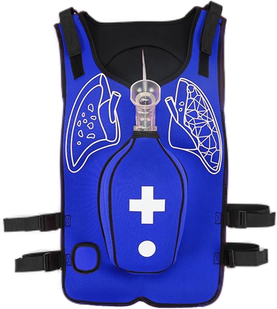 Heimlik Anti-Choking Trainer Vest for CPR Training | Kid-Friendly Educational Teaching Accessory for School Students(Blue,Children)
