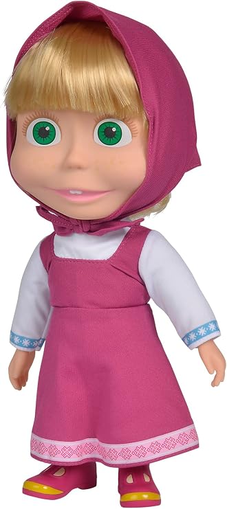 Masha and the Bear Shake and Sound Doll Toys for Kids, Ages 3+ (109301074) , Pink, 11.8 Inch