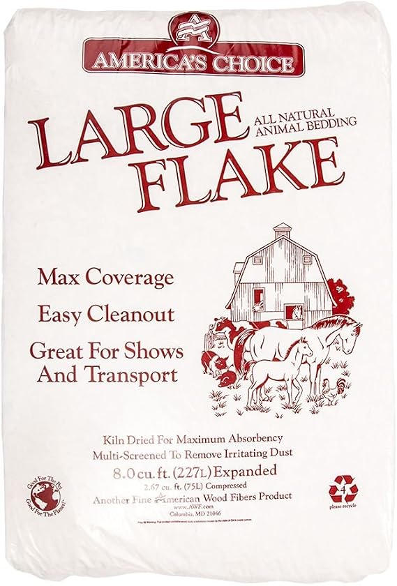American Wood Breeders Select Large Flake Shavings