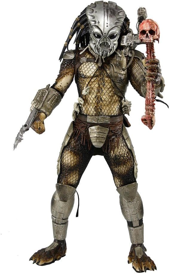 NECA Reel Toys Predator 2 Movie 1/4 Scale Action Figure Guardian Gort Predator with Helmet