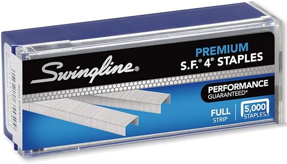 Swingline(R) S.F.(R) 4 Speedpoint(R) Staples, 1/4in. Full Strip, Box Of 5000