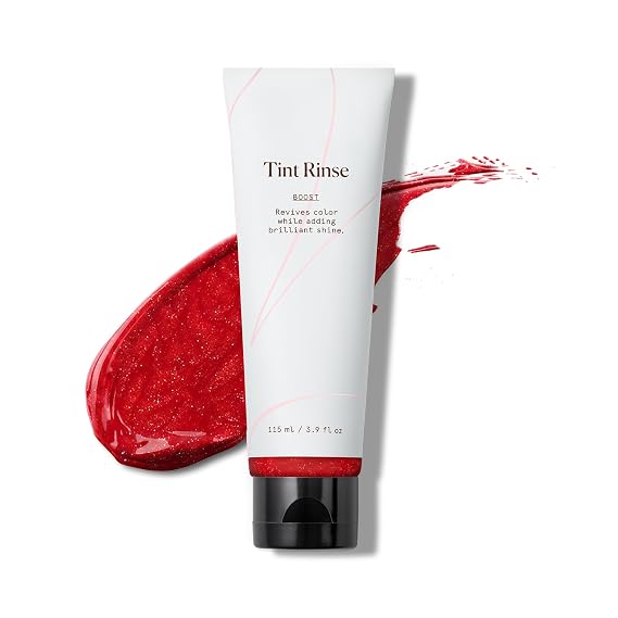 eSalon Color Depositing Hair Color Booster Treatment - Tint Rinse Hair Toner & Enhancer - Professional-Grade Mask - Apply with Shampoo & Conditioner (Red)