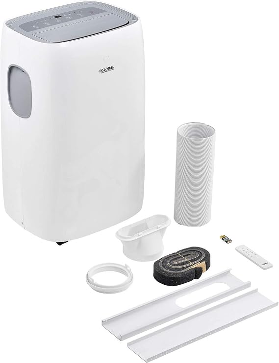 Global Industrial 12,000 BTU Portable Air Conditioner, Cool Only, 115V