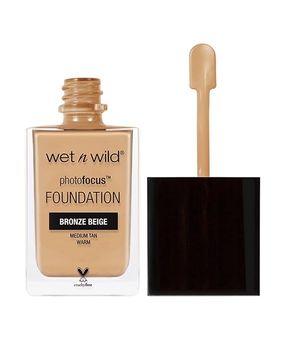 wet n wild Photo Focus Foundation, Bronze Beige, 1 Fluid Ounce