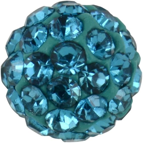 Studex Sensitive Regular 6mm Blue Zircon Crystal Fireball Stainless Steel Stud Earrings