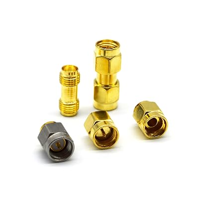 AURSINC SMA Calibration Kit for NanoVNA H H4 F V2 V3 SAA Mini1300 PS100 Vector Network Analyzer Antenna Analyzer | Calibrate RF Coaxial Test Connector ShortLoadOpenThru Type 5 pcsSet