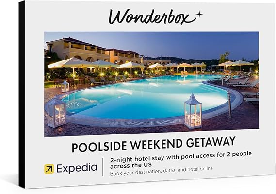 Wonderbox - Experience Gift - Poolside Weekend Getaway - 2 Nights for 2