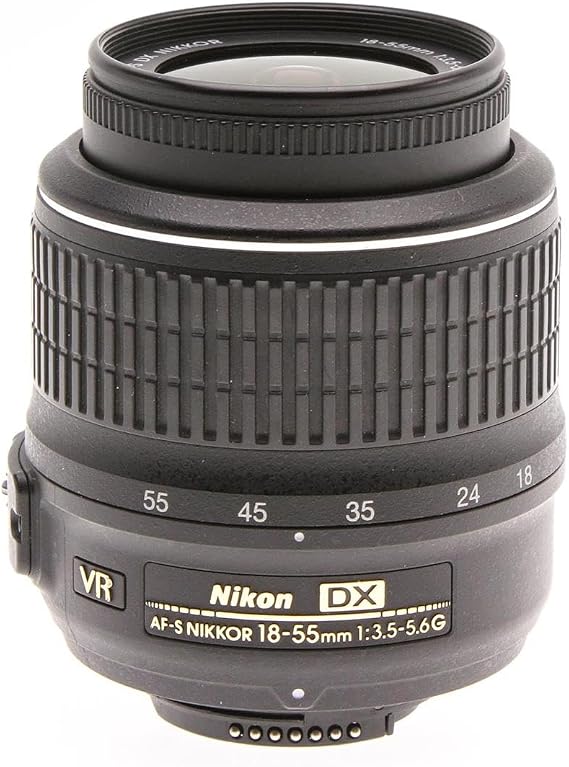 Nikon 18-55mm f/3.5-5.6G AF-S DX VR Nikkor Zoom Lens - White Box (New) (Bulk Packaging)