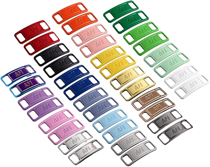 Olegovna Sneaker Lace Charms for Nike Air Force 1, Set of Colorful Dubrae Charms, Personalize with Vibrant and Colorful Lace Charms for Nike Air Force 1