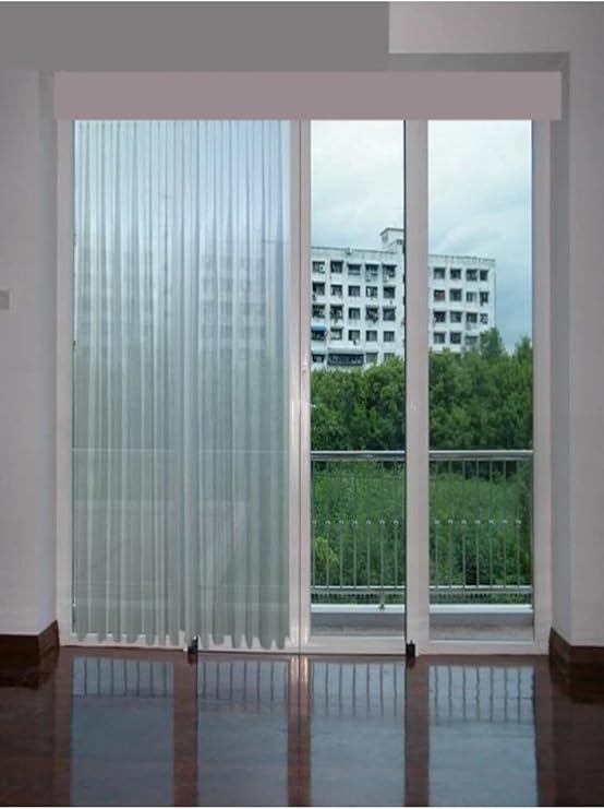 Evdepo Home Kırık Beyaz Ekstraforlu Pilesiz Vual Çizgili Tül Perde 160 x 270 cm