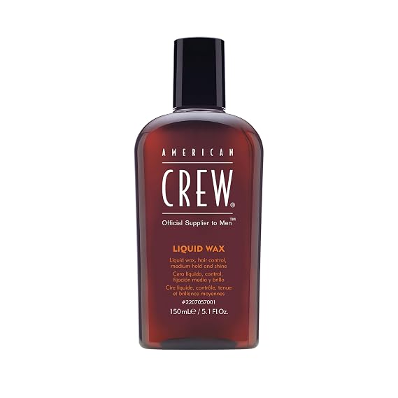 American Crew Men's Hair Liquid Wax, Medium Hold & Shine, 5.1 Fl Oz