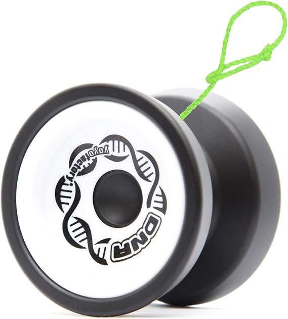 YoyoFactory DNA Yo-Yo – Metal Unresponsive Trick Yoyo, Fingerspin Caps