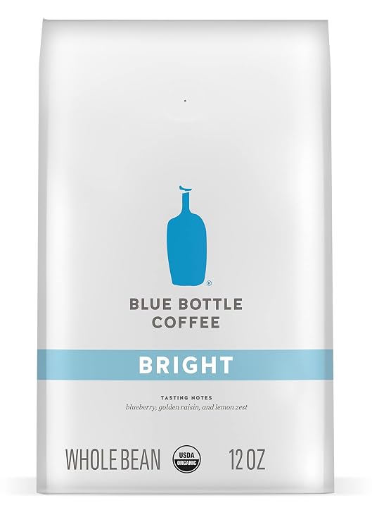 Blue Bottle Coffee, Coffee Bright Blend Whole Bean Organic, 12 Ounce