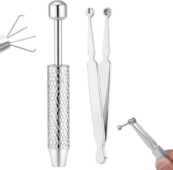Professional Piercing Removal Tool for Jewelry Changes, Earring Removal Tool for Daily Maintenance