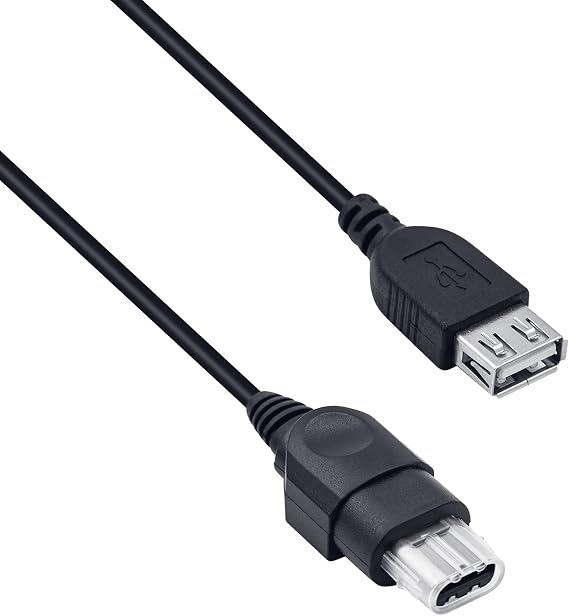 Mcbazel PC Female USB Converter Adapter Cable Cord Compatible with Original Gen. 1 Xbox Console