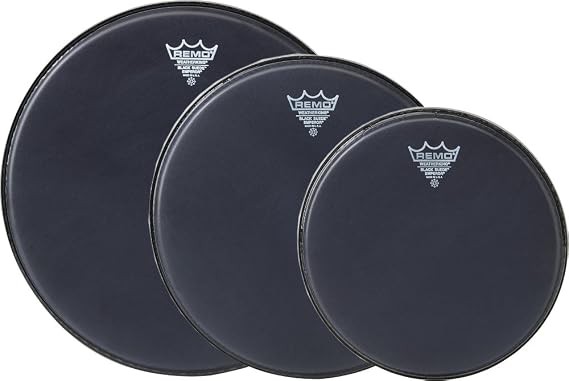 Remo Emperor Black SuedeTM Drumhead Pack
