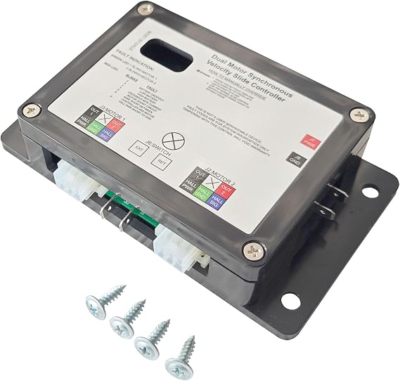 13398-DO Dual Motor Synchronous Velocity Slide Controller Replacement for V-Sync II 211852 in-Wall Slide-Out 13398-C2 on RV Black
